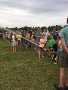 Demonstratie brandweer Koudum